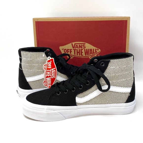 VANS  Sk8-Hi Tapered 2-Tone Linen Black Canvas W - Picture 5 of 8